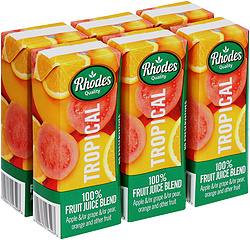 Rhodes 100% Fruit Juice Tropical 200 ML