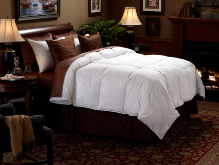 Classic Hospitality Down Comforter -Grey Duck Down -Extra Warm