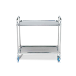 2 Layers Square Tube Dining Cart